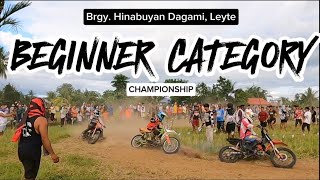 BEGINNER CATEGORY  CHAMPIONSHIP brgyhinabuyandagamileyte subscribe DAGAMILEYTE flatrace [upl. by Ahsikin]