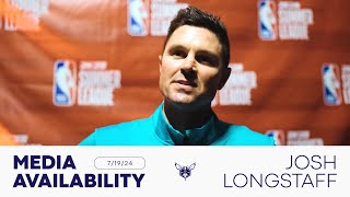 Hornets vs Trail Blazers Coach Longstaff Postgame Media Availability  7192024 [upl. by Pacifica]