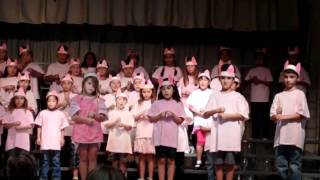 Paularino Elementary School 1st Grade 2011 Three Piggy Opera [upl. by Nedla]