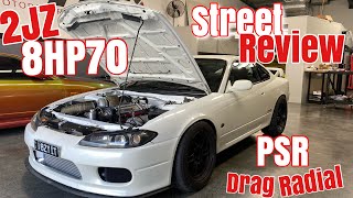 FINAL RESULTS 8HP70 swapped 2JZ S15 Silvia [upl. by Nwadrebma]