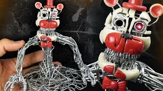 MOLTEN FREDDY⭐l FNAF6 l PIZZERIA SIMULATOR quotTUTORIALquot ✔POLYMER CLAY ✔COLD PORCELAIN [upl. by Heim]