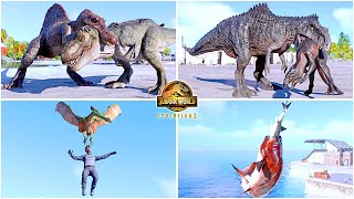 Some of The Most Favorite Dinosaur amp Reptiles Animations Part 3 🦖 Jurassic World Evolution 2  JWE [upl. by Ottilie]