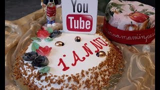 TORTA SENZA COTTURA  1° anno su youtube  grazie a tutti [upl. by Haimorej]