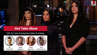 Kim Kardashian West  Halsey Hot Take Show  S47 E2  The SNL Saturday Night Live Network [upl. by Namien]