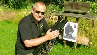 M203 Airsoft grenade launcher M4 mounted accuracy test by domainofairsoftcom [upl. by Atoel]