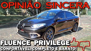 Renault Fluence Privilege  Sedan bom barato confortável e com espaço para a família inteira [upl. by Enilhtak560]