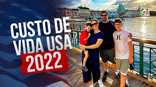 CUSTO DE VIDA NOS ESTADOS UNIDOS 2022  CA 043  CONQUISTANDO A AMÉRICA [upl. by Erlond872]