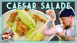 CRISPY CHICKEN CAESAR SALADE  EtenmetNick  How to [upl. by Ordnassela]