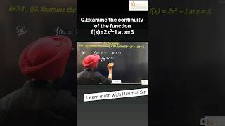 Continuity  Check for Continuity Class12 Maths Calculus 💯🔥 maths k2institute [upl. by Anauqes]