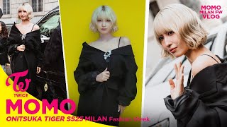 20240918  MOMO x Onitsuka Tiger SS25 MILAN Fashion Week Vlog  misamo hautecouture twice [upl. by Avehstab]