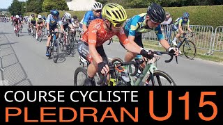 Course cycliste U15U17F de Plédran 2024 [upl. by Nyllek939]