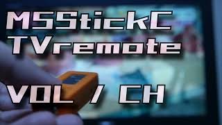 M5StickC IR TV remote control [upl. by Changaris741]