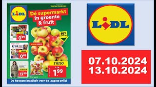 LIDL NEDERLAND FOLDER 0710202413102024 Nederland folder nederland holland lidl aldi [upl. by Renrut]