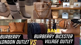 BURBERRY OUTLET LONDON VS BICESTER VILLAGEWOMENMENKIDSSALE [upl. by Eissen]