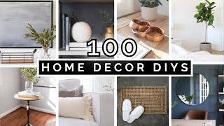 100 DIY HOME DECOR IDEAS amp PROJECTS  AFFORDABLE amp AESTHETIC [upl. by Ahsiekyt584]