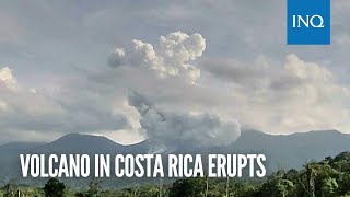 Volcano in Costa Rica erupts [upl. by Yelyah765]