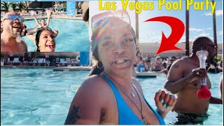 VLOG  Day 5 LAS VEGAS POOL PARTY MEETING VERY NICE PEOPLE  it was lit [upl. by Fiedler]