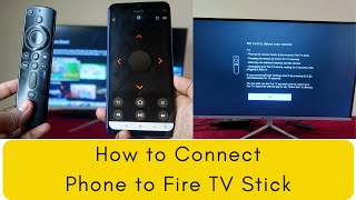 How to connect phone to Fire TV Stick  Use FireStick without remote [upl. by Annmaria]