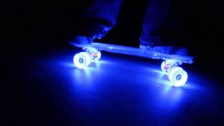 Sunset Skateboards with Flare LED Wheels  247 Fun [upl. by Mayne]