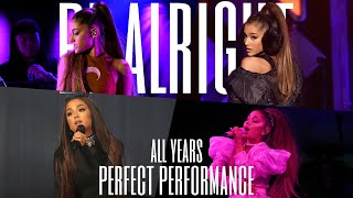 ariana grande  be alright all years perfect performance [upl. by Ydderf]