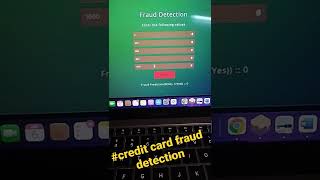 Credit card fraud detection project finalyearproject pythonproject [upl. by Jorgan]