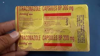 Jimlig 200 Capsule  Jimlig 200mg Capsule  itraconazole 200mg Capsules  Jimlig 200mg Capsule Uses [upl. by Aiekat627]