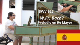 W Fr Bach Preludio en Re Mayor BWV 925  Sr Tipasso 4K Español [upl. by Fi859]