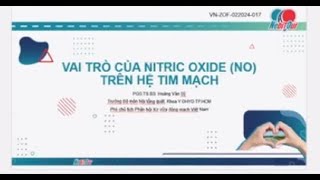 Điều trị bệnh lý tim mạch  Nitric Oxide NO trong điều trị bệnh lý tim mạch [upl. by Thomasina]