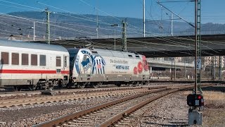 Führerstandsfahrt BR 101 Heidelberg  Stuttgart  via Schnellfahrstrecke MAS [upl. by Barger38]