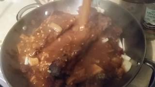 Hearty  Country Style  Beef Ribs  In Brown Rich Gravy [upl. by Zollie]