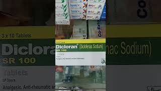 Dicloran SR 100mg Tablet Uses in Urdu Dicloran Tablet 100mg Diclofenac Sodium 100mg [upl. by Nevuer921]