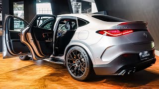 2024 Mercedes AMG GLC 63 S Coupe  Interior and Exterior Walkaround [upl. by Reehsab]