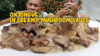 OXTONGUE IN CREAMY MUSHROOM SAUCE [upl. by Ynnavoj846]