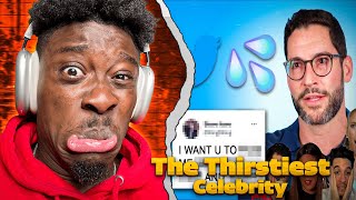 The Thirstiest Celebrity Thirst Tweets Compilation 🥶🤢 REACTION [upl. by Ayor]