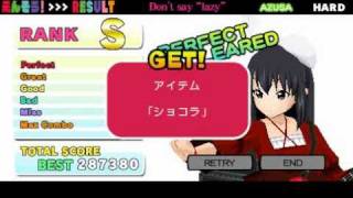 Dont say lazy  Azusa KOn Houkago Live Hell Mode [upl. by Aleuqahs]