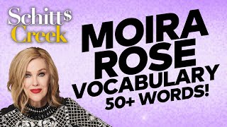 Moira Roses Vocabulary  Schitts Creek Season 6 [upl. by Hnirt]