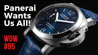 The 40 mm Panerai Luminor Marina Quaranta  Watch of the Week Review 95 [upl. by Caldera]