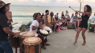 Byron Bay Drum circle [upl. by Shirberg]