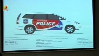 Modernization of Telangana Police  CM KCR finalizes logos for Police vehicles [upl. by Craddock180]