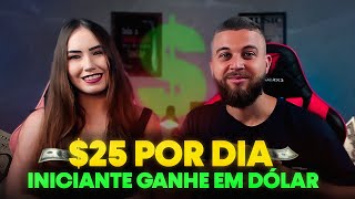 💻 Como Ganhar Dinheiro na Internet em Dólar como INICIANTE  HOME OFFICE🎯 Renda Extra Online [upl. by Willi]