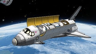 KSP Making a Space Station with Shuttles Music Video [upl. by Naltiak483]