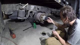 09 silverado 3500HD rear rotor change start to finish [upl. by Riha323]