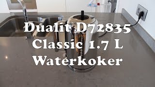 Dualit D72835 Classic Waterkoker 17 L  Review Test [upl. by Idalina308]