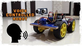 Arduino Voice Controlled Robot [upl. by Laup]