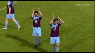 Drogheda United 32 Dundalk  31st August 2012 [upl. by Ardnossac]