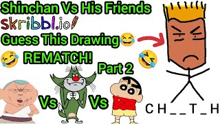 Shinchan Vs Jack Vs Masao In A Drawing Game😂 REMATCH PART 2🔥 [upl. by Engdahl]