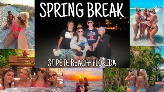 SPRING BREAK 2024 VLOG ST PETE BEACH FLORIDA [upl. by Center]