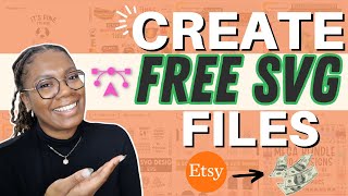 the NEW WAY to create Free SVG files to sell on Etsy  Etsy Digital Products 2024 [upl. by Ertha]