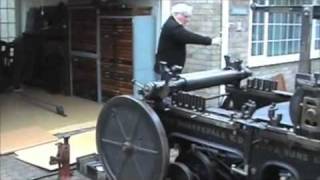 Moving an 1888 Wharfedale printing press [upl. by Housum]