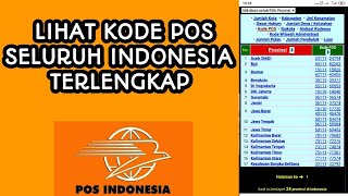 Cara Mengetahui Kode Pos Seluruh Indonesia  Terbaru 2020 [upl. by Lyrak]